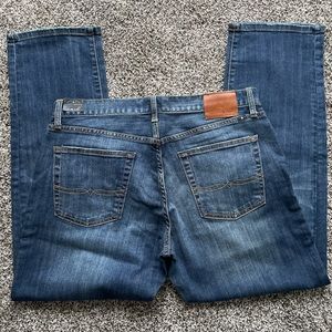 Mens buckle jeans
